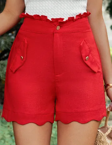 Pantaloni scurti SHEIN, rosu