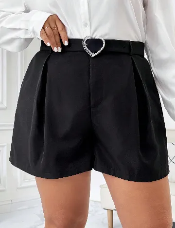 Pantaloni scurti SHEIN, negru