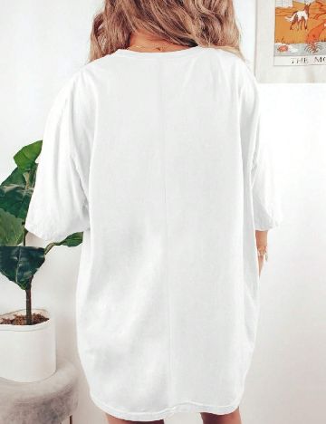 Rochie scurta SHEIN CURVE, alb