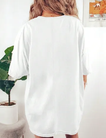 Rochie scurta SHEIN CURVE, alb