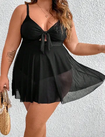 Costum de baie SHEIN CURVE, negru