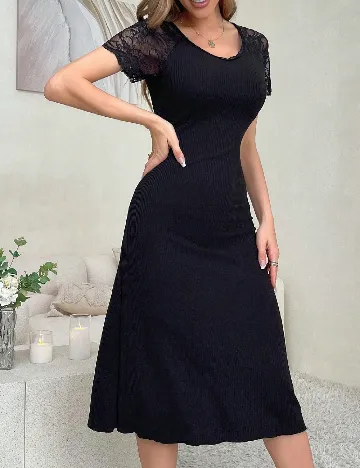 Rochie medie SHEIN, negru