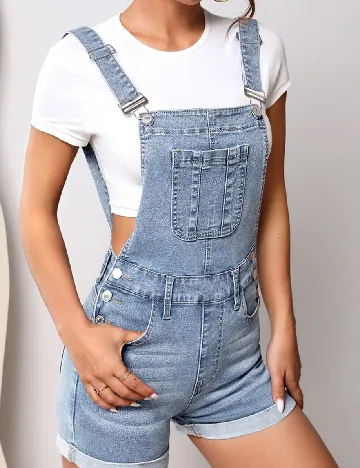 Salopeta SHEIN, albastru