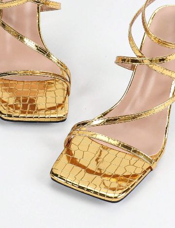 Sandale SHEIN, auriu