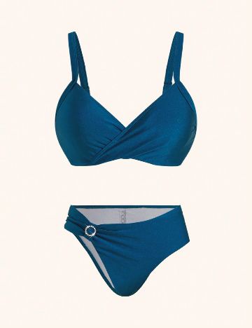 Costum de baie SHEIN, turcoaz