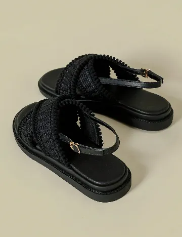 Sandale SHEIN, negru