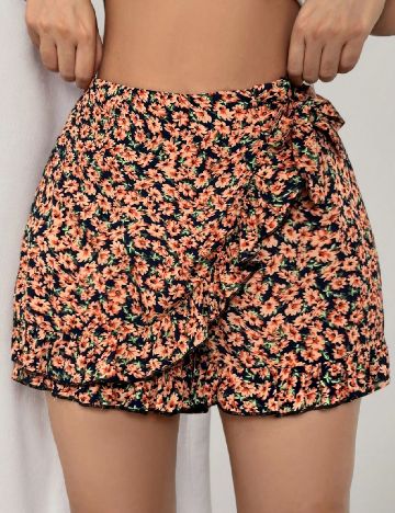 Pantaloni scurti SHEIN, floral print