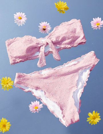 Costum de baie SHEIN, roz