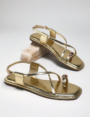 Sandale SHEIN, auriu