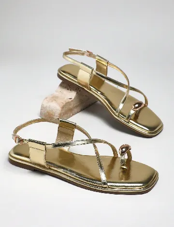 Sandale SHEIN, auriu