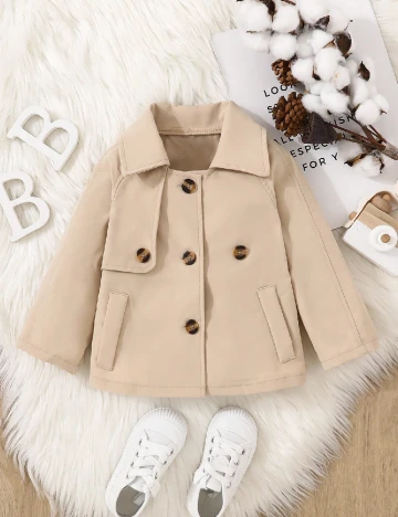 Trench Shein Kids, crem