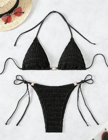 Costum de baie SHEIN, negru