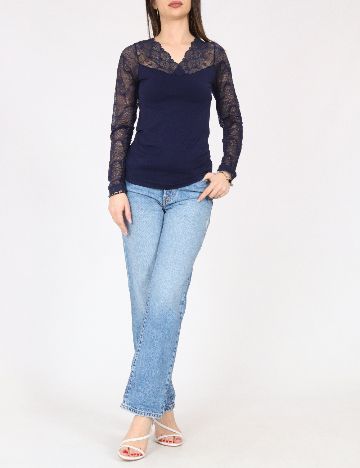 Bluza Friendtex, bleumarin