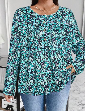 Bluza Oversize SHEIN CURVE, mix culori