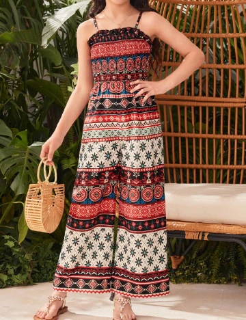 Salopeta Shein Kids, mix culori