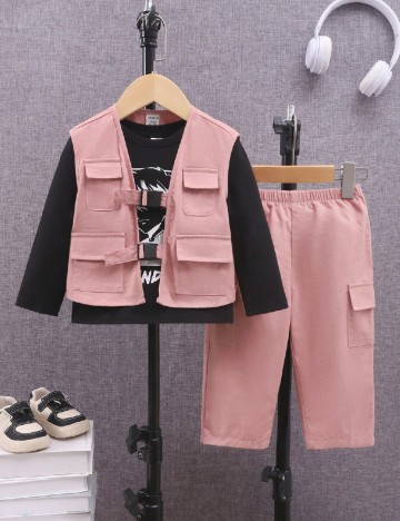 Compleu Shein Kids, roz