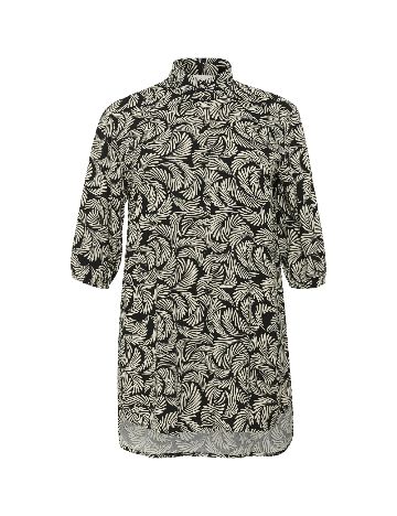 Camasa Kaffe Curve, negru