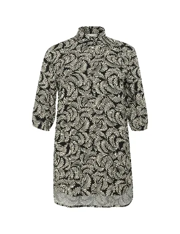 Camasa Kaffe Curve, negru