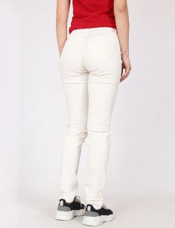 Pantaloni Friendtex, alb