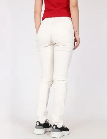 Pantaloni Friendtex, alb