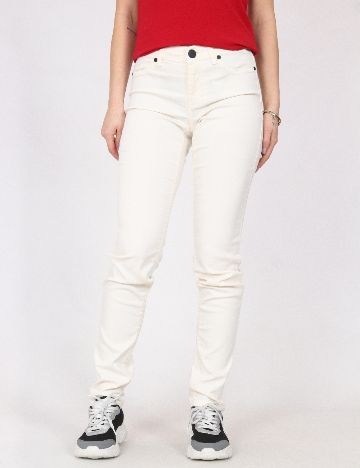 Pantaloni Friendtex, alb