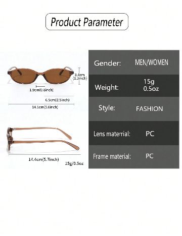 Ochelari de soare SHEIN, maro