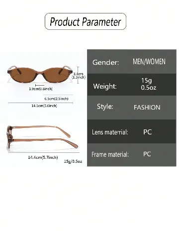 Ochelari de soare SHEIN, maro