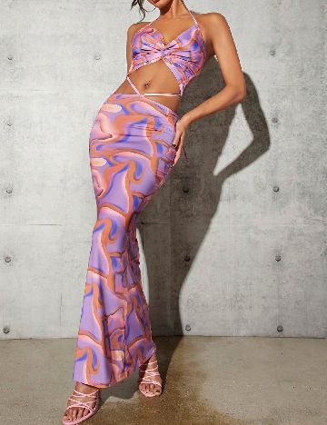 Rochie lunga SHEIN, mix culori