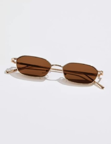 Ochelari de soare SHEIN, maro/auriu