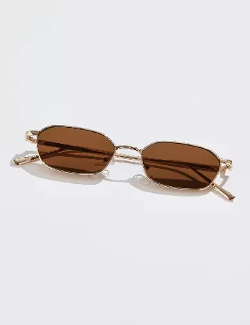 Ochelari de soare SHEIN, maro/auriu