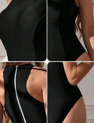 Costum de baie SHEIN, negru