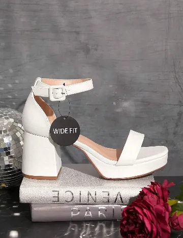 Sandale SHEIN, alb