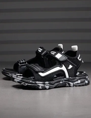 Sandale Shein Kids, negru