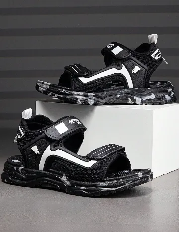 Sandale Shein Kids, negru