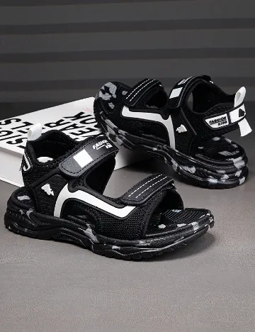 Sandale Shein Kids, negru