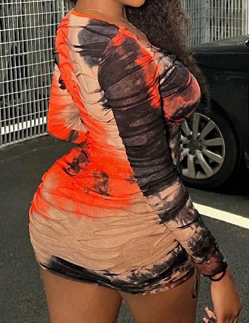 Rochie scurta SHEIN, mix culori