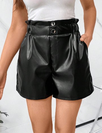 Pantaloni scurti SHEIN, negru