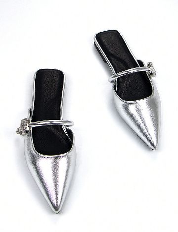 Saboti SHEIN, argintiu