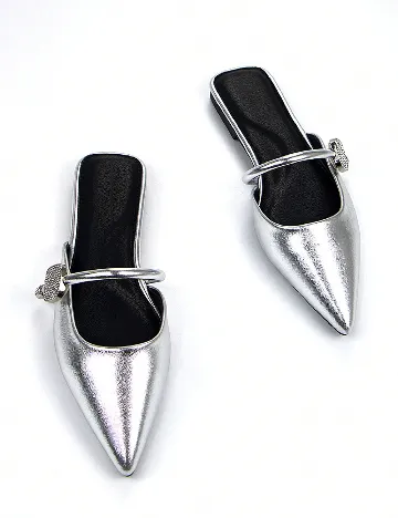 Saboti SHEIN, argintiu