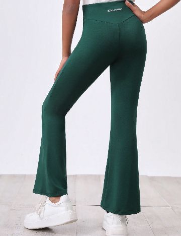 Pantaloni Shein Kids, verde