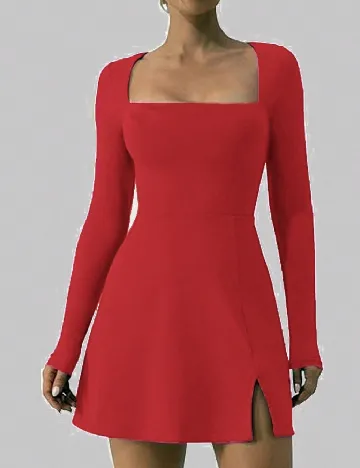 Rochie scurta SHEIN, rosu