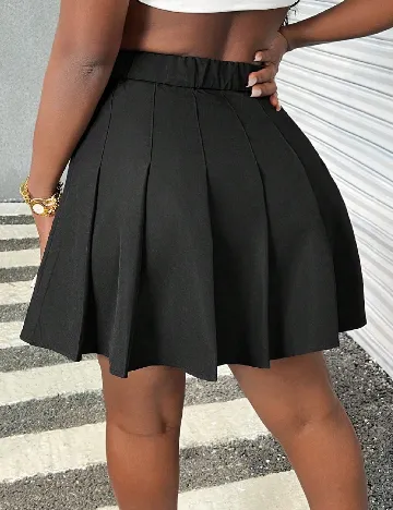 Set Fuste 2 bucati SHEIN, negru/alb