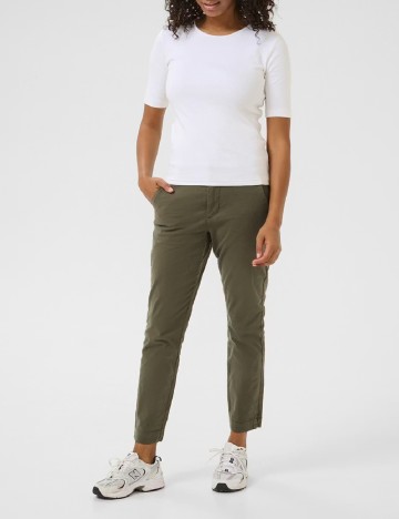 Pantaloni Kaffe, verde