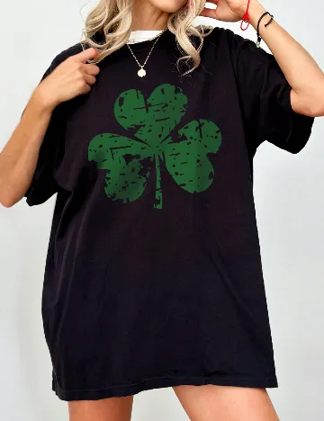 Tricou Oversize SHEIN CURVE, negru