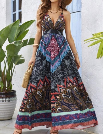 Rochie lunga SHEIN, mix culori