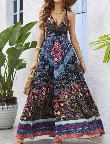 Rochie lunga SHEIN, mix culori