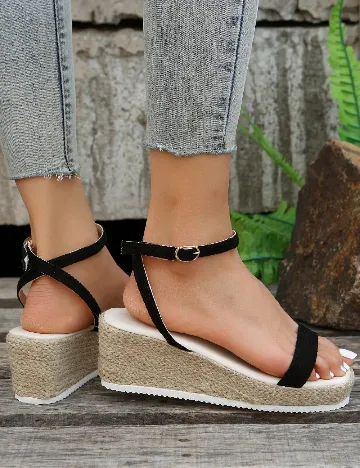 Sandale SHEIN, negru