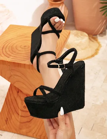 Sandale SHEIN, negru