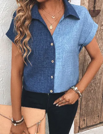 Camasa SHEIN, albastru