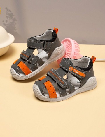 Sandale Shein Kids, gri